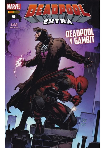 Deadpool Extra: Deadpool V Gambit, De Marvel Comics. Série Deadpool, Vol. 06. Editora Panini Comics, Capa Mole, Edição Deadpool Extra Em Português, 2017