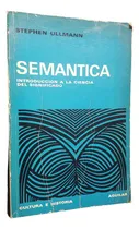Comprar Semantica Introduccion Ciencia Significado Stephen Ullmann