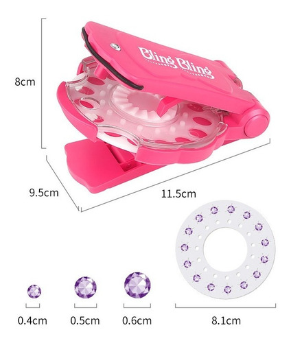 Adesivo De Diamante De Cristal 180 Diy Bling Hair Deco