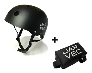 Casco Jar Vec Para Bicicleta Monopatin Skate Roller + Bolso