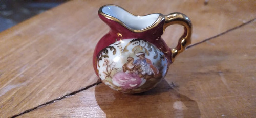 Miniatura Colección Limoges Porcelana Fina Francia Cremera (Usado)