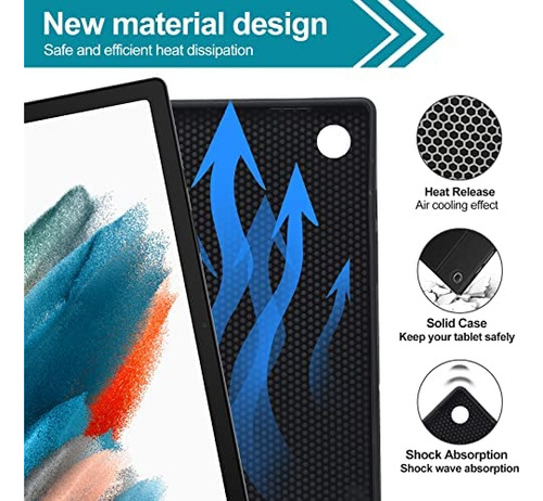 Funda Con Teclado Fogari / Para Galaxy Tab A8 10.5 /black