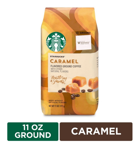 Cafe molido Starbucks Caramelo dulce 311 gramos