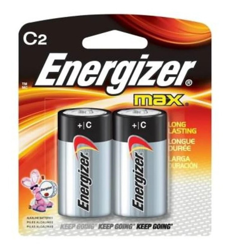Pilas Energizer Max C2 Larga Duración