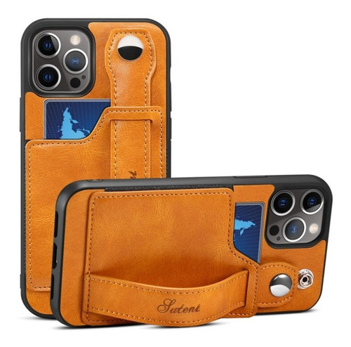 Funda Para iPhone 12 13 Case Celular Ranura Para Tarjetas