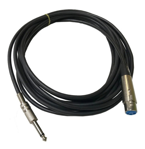 Cable Microfono Xlr Canon Hembra A Plug 6.5 Mm Mono 15 Mts