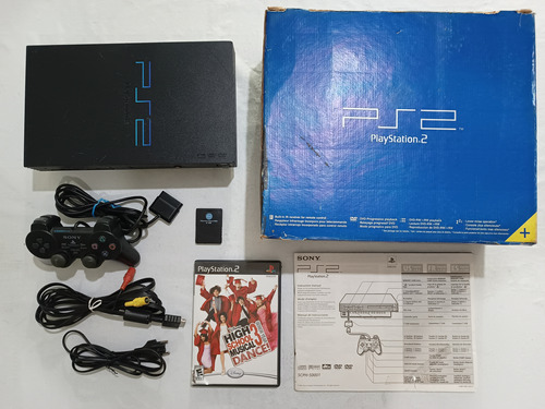 Playstation 2 Fat Bloqueado Com Caixa E Manual