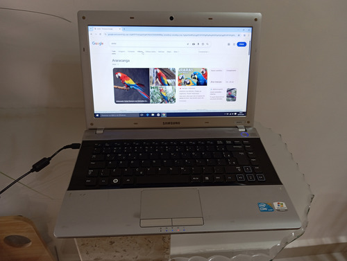 Notebook Samsung Rv411,intel Core I3 M330,4gb,hd500gb,cons Prateado