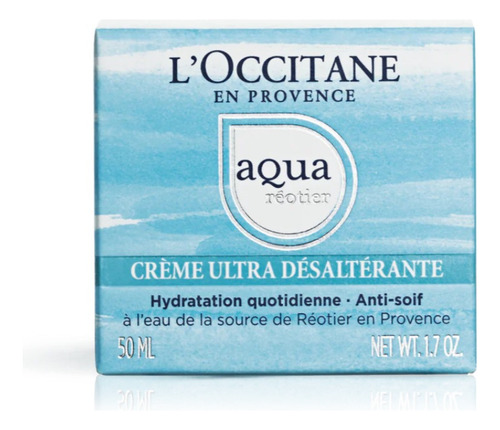 Crema Facial Ultra Hidratante L'occitane Aqua Réotier 50ml