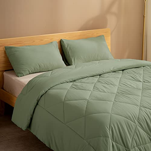 Comforter Set Queen Size, Ultra Soft Microfiber, 3 Piec...