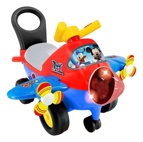 Avión Montable Kiddieland Disney Junior Marvel Spidey Mickey
