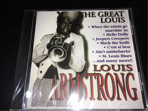 Louis Armstrong The Great Luis Cd Nuevo Cerrado 