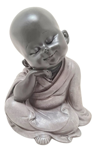 Figura  Buda Bebe Resina 13cm Deco Interior Adorno Zn Ct
