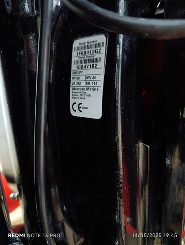 Motor Mercury 60 Hp