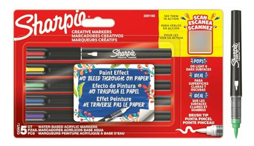 Sharpie Marcadores Creativos, Marcadores Acrílicos A Base
