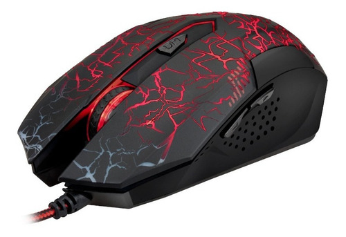 Xtech Mouse Gaming 2500dpi 6 Botones Negro/rojo 