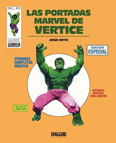 Las Portadas Marvel De Vertice Vol. 3, De Ortiz, Jesus. Editorial Plan B Publicaciones, S.l., Tapa Dura En Español