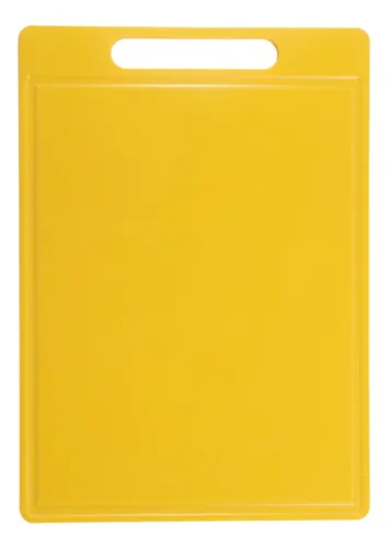 Tábua Placa De Corte Profissional Polietileno Canal 25x35cm Cor A...