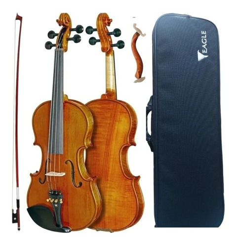 Violino Eagle Vk 844 4/4 Envelhecido Profissional Completo 