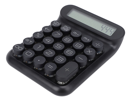 Para Calculadora Mecânica Preta Preta Com Display Lcd De