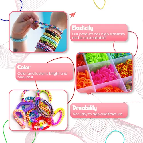 Kit Para Hacer Pulseras Ligas O Bandas Elásticas Niñas
