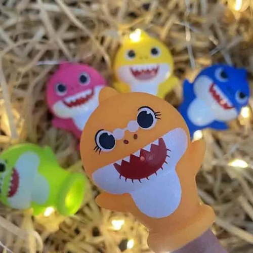 Juego Baby Shark Finger Maretas Para Niños, 5 Piezas
