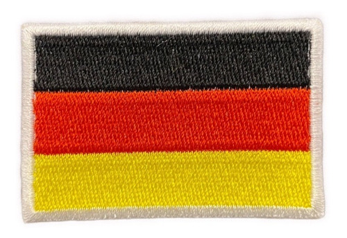 Parche Bordado Bandera Alemania - Para Mochila - Campera