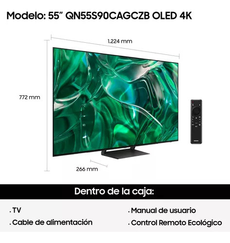 Smart Tv Samsung 55 Oled 4k S90c Quantum Hdr