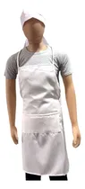 Comprar Set 4 Delantal De Cocina + 4 Gorro Bandana De Cocinero Resto