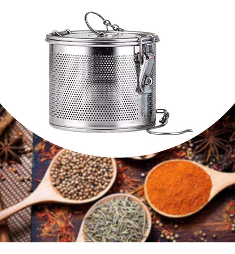 Infusor De Bola De Té Té Suelto Té Empinado 16x9.5cm