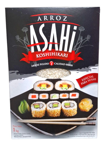 Arroz Asahi Para Sushi 1 Kilo Kometo