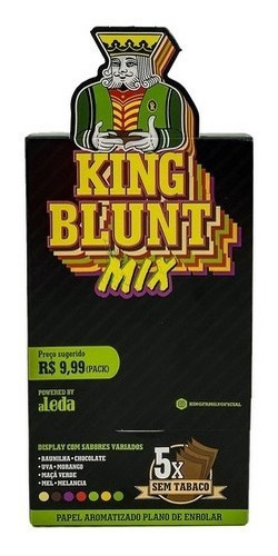 Seda King Blunt Mix 1 Caixa Com 25 