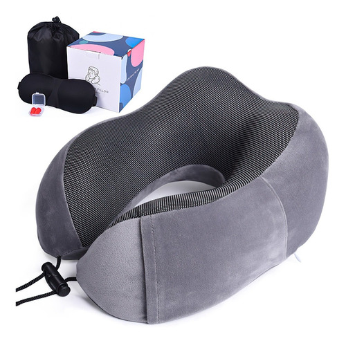 Almohada De Viaje Almohada De Cuello Con 100% Espuma Memoria