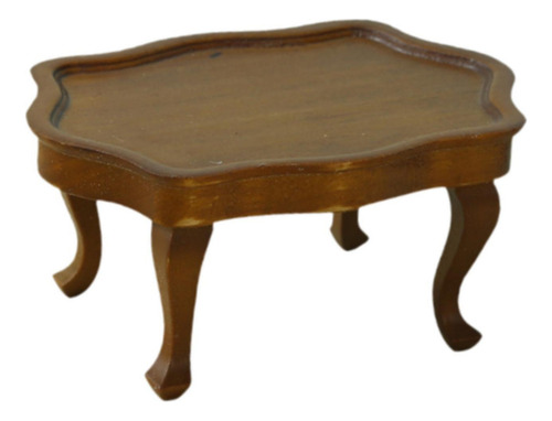T 1:12 Escala Mesa De Muñeca De Madera Tabla Fewend Play Toy
