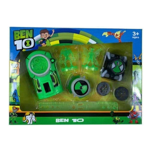 Set De Relojes De Juguete Ben10 Proyección + Sonido