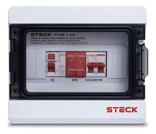 Quadro Protetor Carregador Veicular 7,5kw 220v Steck STECK