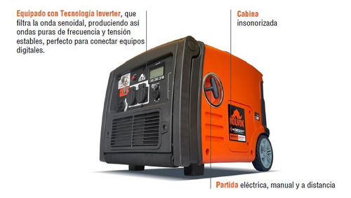 Imagen 1 de 4 de Generador Eléctrico A Gasolina 3.2 Kva Kolvok./ Insonoro