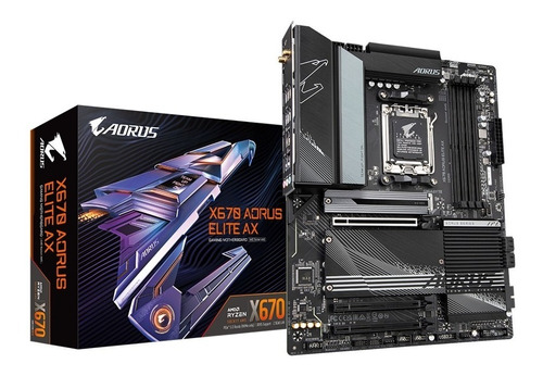 Placa Madre Gigabyte X670 Aorus Elite Ax G10, Ddr5, Amd