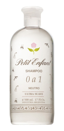 Petit Enfant Shampoo De 0 A 1 Neutro Para Bebés X 500ml