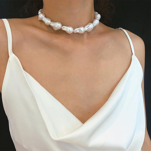 T Collar Perlas Barrocas 1 Piezas
