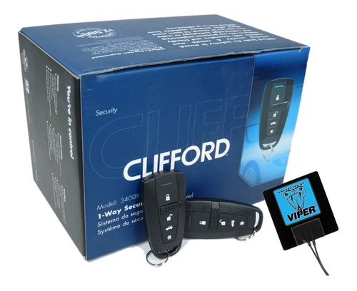 Alarma Clifford 3400x Sirena + Sensor + 2 Control+ Led Viper