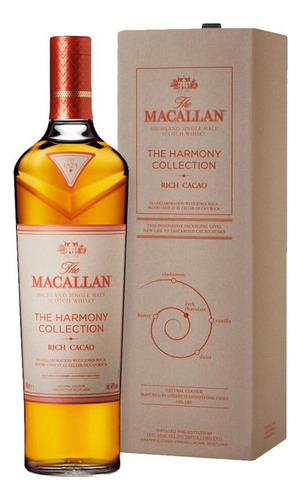 Pack De 12 Whisky The Macallan The Hamony Rich Cacao 700 Ml