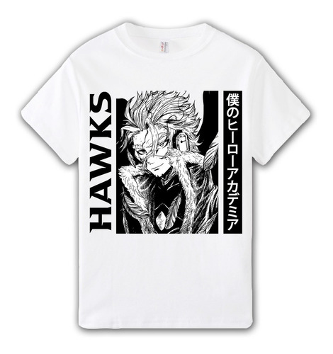 Remera Hawks Manga Bnha - Otaku Anime Aesthetic Unisex