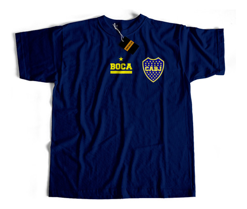 Remera De Futbol Remera Boca Juniors 100% Algodon #1