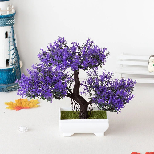 Bonsai Artificial Natural Color Lila