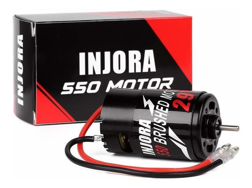 Injora Rc Motor 550 Brushed Motor For 1: 10 Rc Crawler 29t