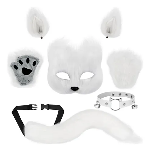 comprar 2024 Yinhua Therian Mask Tail Kit  Fake Fox Mask