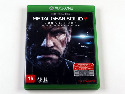 Metal Gear Solid V 5 Ground Zeroes Xbox One Midia Fisica