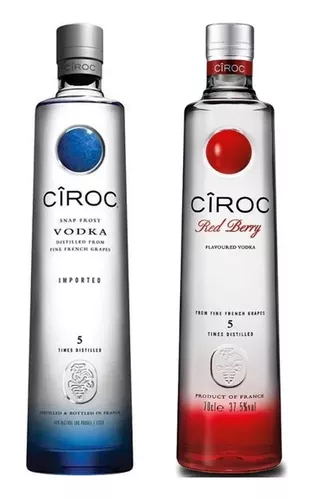 KIT 02 VODKA CIROC TRADICIONAL 750ML