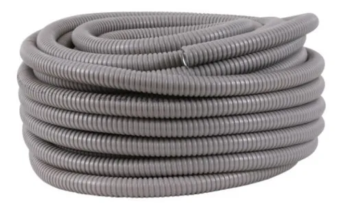 Tuberia Conduit Flexible Metal/pvc 25mm Rollo 5 Mts Certif.